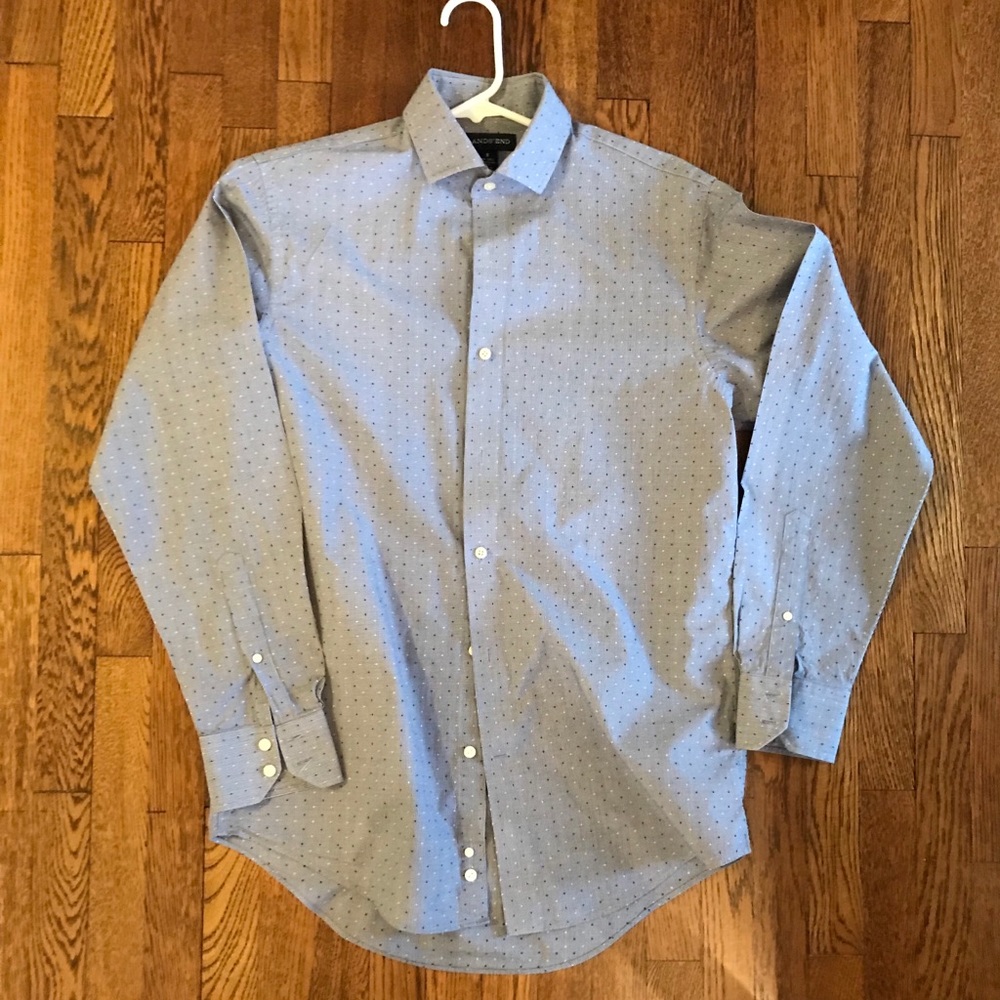 Lands End Dress Shirt, Size Small